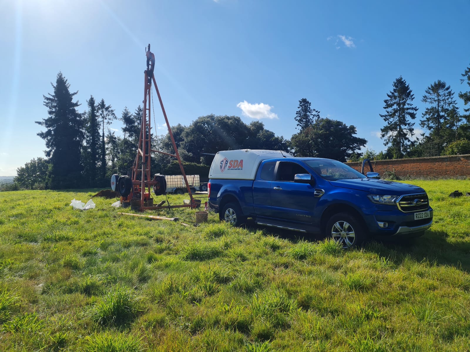 SDA Site Investigation van